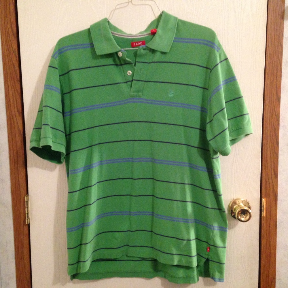 Izod striped polo shirt